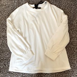 Cream Crew Neck Sweater